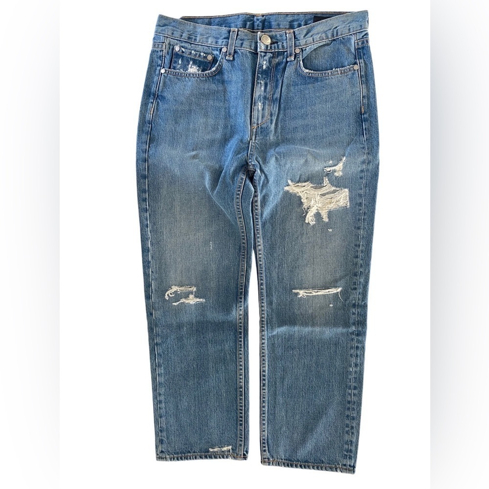 Rag & Bone Women's Boy Jean Hel w/ Holes NWT - Picture 2 of 9